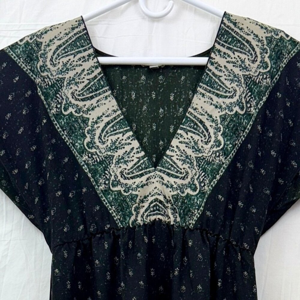 Urban Outfitters Ecote High Low Dress Women M Black White - Picture 2 of 9